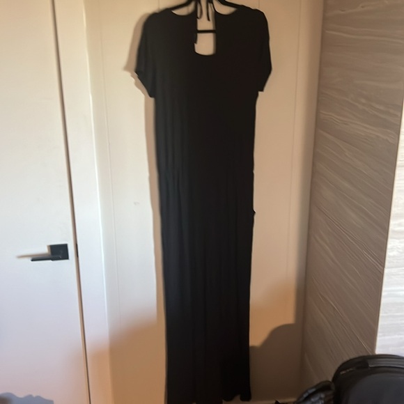 NWOT Égy jumpsuit black, XL, has pockets - Picture 6 of 8